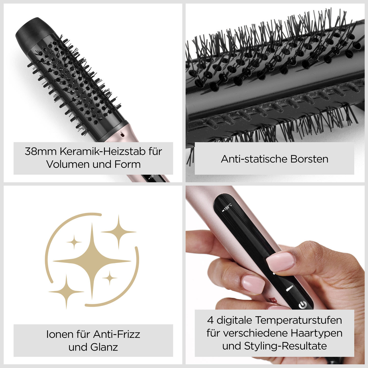 Volume Boost Hot Thermal Brush